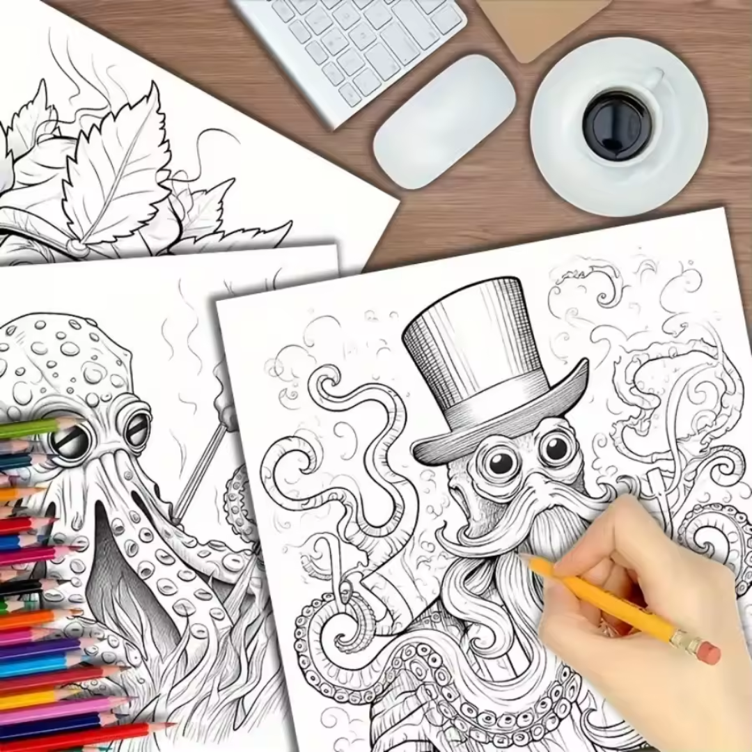 Libro para colorear artístico