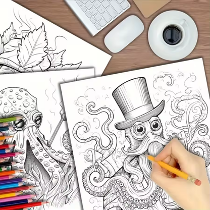 Libro para colorear artístico